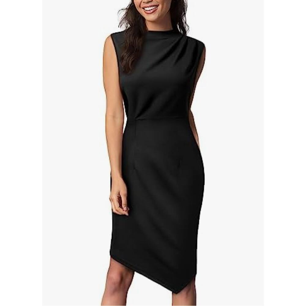 #188 MSRP $40 NWT AISIZE HIGH NECK PENCIL DRESS ♡SIZE MEDIUM♡